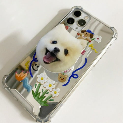 Decoden Phone Case Custom Yellow Kawaii Dog Phone Cover Decoden
